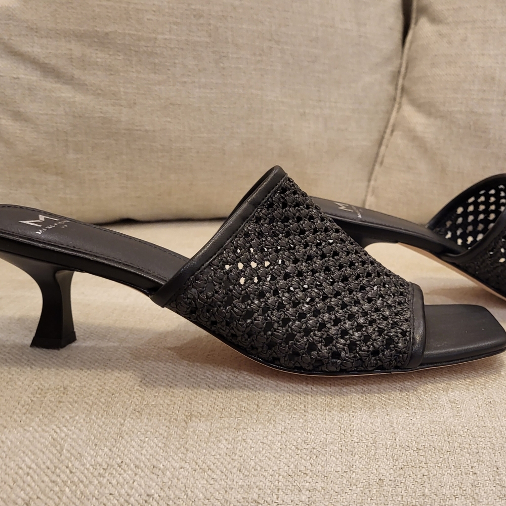 9.5 Marc Fisher "Juliette" Mules Slides Heels NWOT